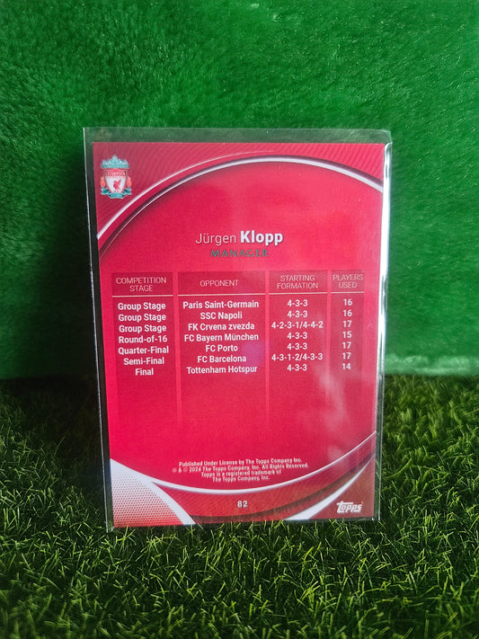 Jürgen Klopp - Heroes of Madrid - Topps Chrome Liverpool 2024