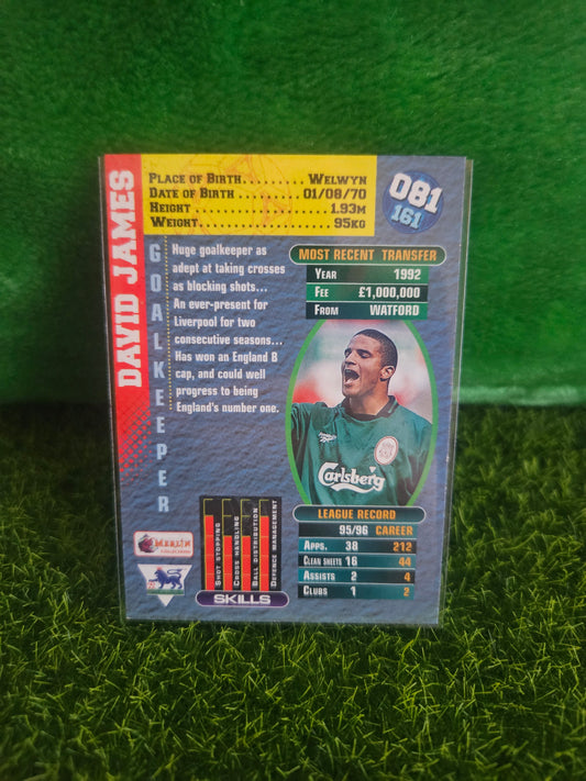 David James - Premier Gold - Merlin Premier League 96/97
