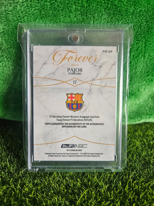 Ewa Pajor /75 - Autógrafo original - Barcelona Forever