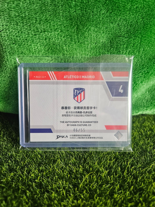 Geoffrey Kondogbia /55 - Autógrafo original - Daka Atlético Madrid 2023