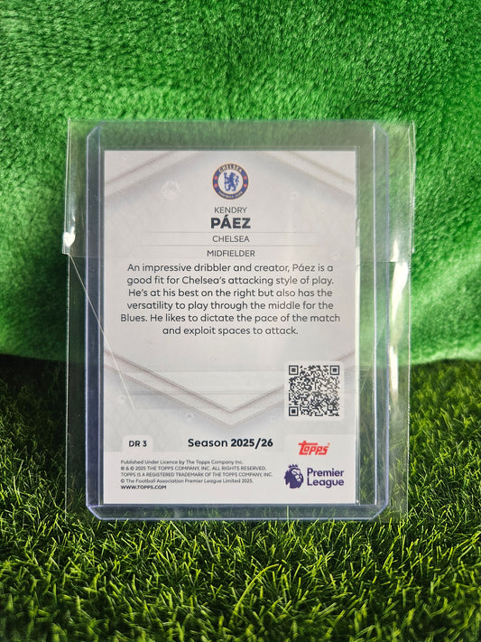 Kendry Páez (RC) - Diamond Case hit - Topps Premier League 2026
