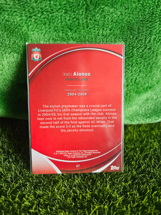 Xabi Alonso - Topps Chrome Liverpool 2024