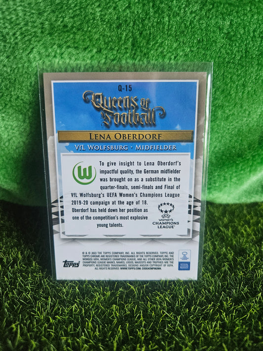 Lena Oberdorf - Queens of Football - Topps Chrome 2023