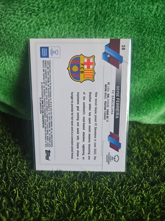 Geyse Ferreira (RC) - Topps Chrome 2023