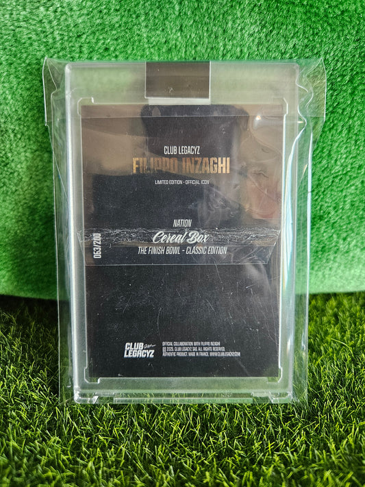 Filippo Inzaghi /200 - Cereal Box The Finish Bowl - Club Legacyz