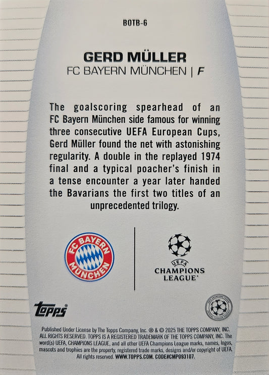 Gerd Müller - Best of the best - Topps 2025