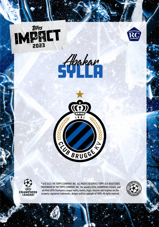 Abakar Sylla (RC) - Topps Impact UEFA Club Competitions 2023