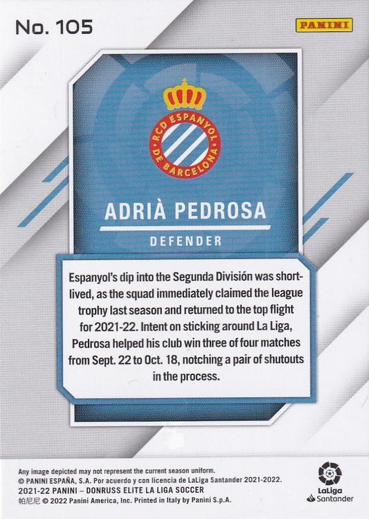 Adrià Pedrosa (RC) - Donruss Elite LaLiga 21/22