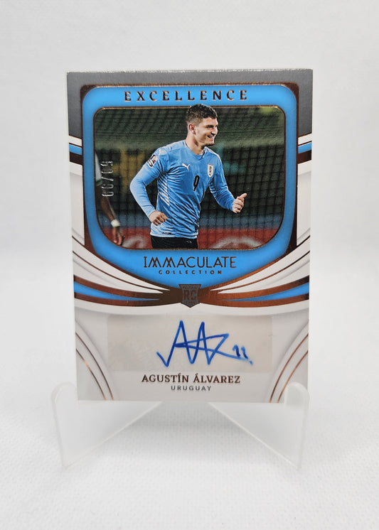 Agustín Álvarez /99 - Autógrafo original - Immaculate Collection Soccer 22/23