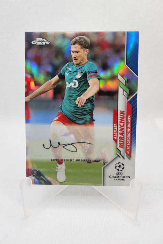 Aleksei Miranchuk /150 - Autógrafo original - Topps Chrome UEFA Champions League 19/20