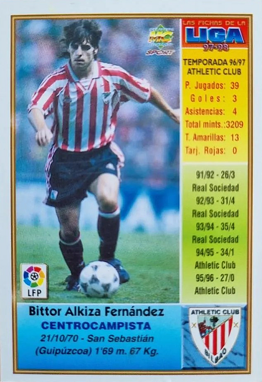 Alkiza - Las Fichas de la Liga 97/98