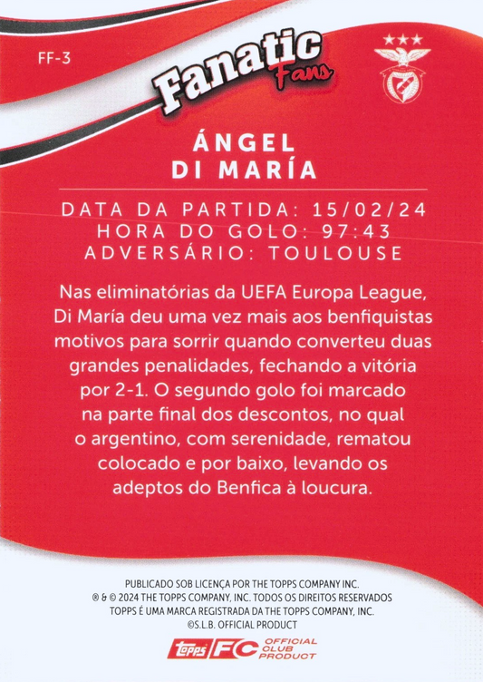 Ángel Di María - Fanatic Fans - Team Set Benfica 23/24