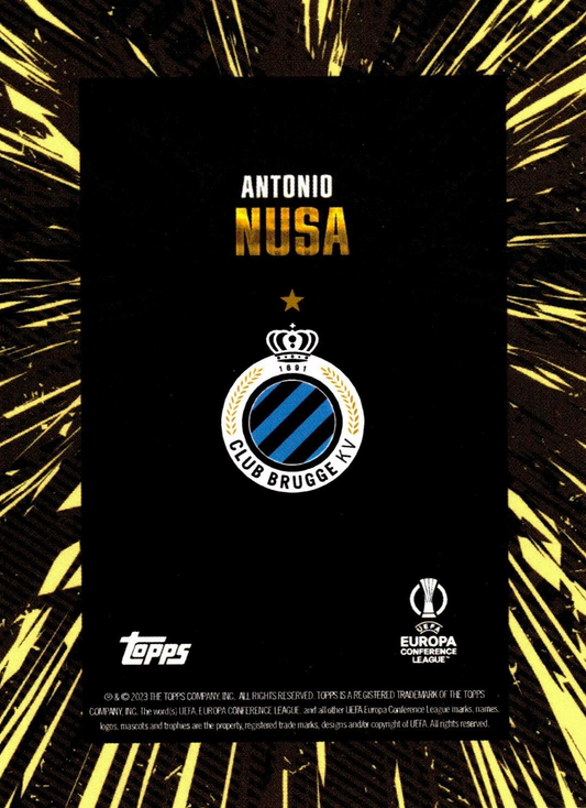 Antonio Nusa - Topps Gold UEFA Club Competitions 23/24
