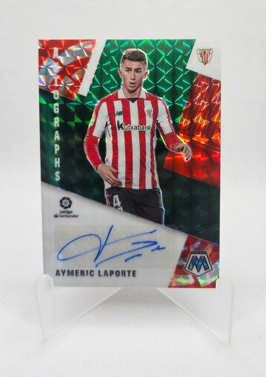 Aymeric Laporte - Autógrafo original Green - Mosaic LaLiga 20/21