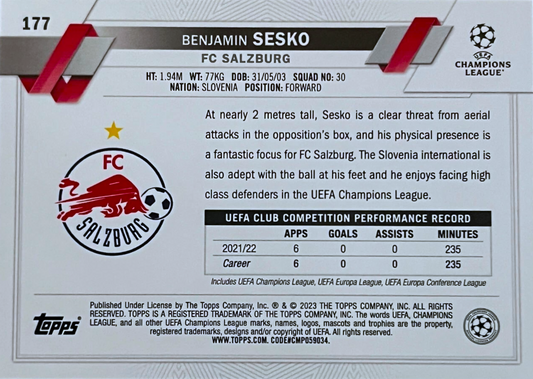 Benjamin Šeško - Future Stars - UEFA Club Competitions 22/23