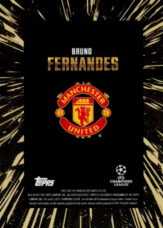 Bruno Fernandes - Gold - Topps Gold UEFA Club Competitions 23/24
