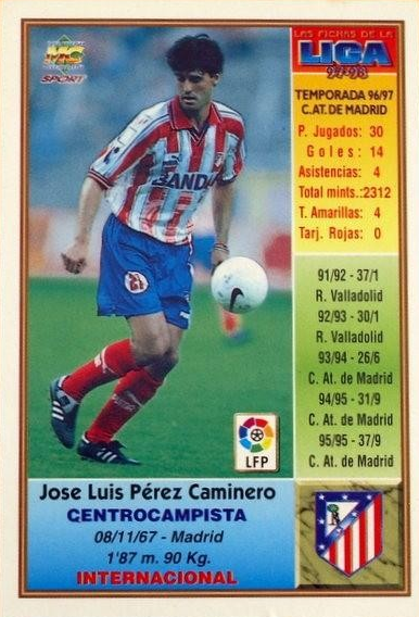 Caminero - Las Fichas de la Liga 97/98