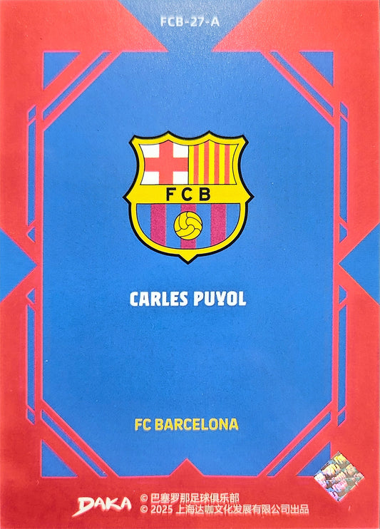 Carles Puyol - FCB-27-A - Top Audience Barcelona 25/26