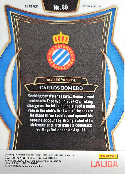 Carlos Romero (RC) - Terrace Refractor - Select LaLiga 24/25