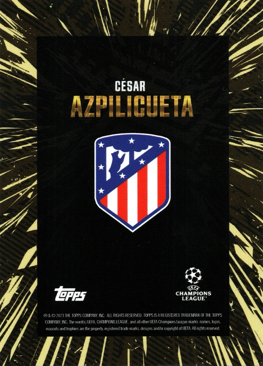 César Azpilicueta - Topps Gold UEFA Club Competitions 23/24