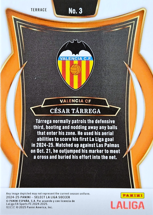 César Tárrega (RC) - Terrace - Select LaLiga 24/25