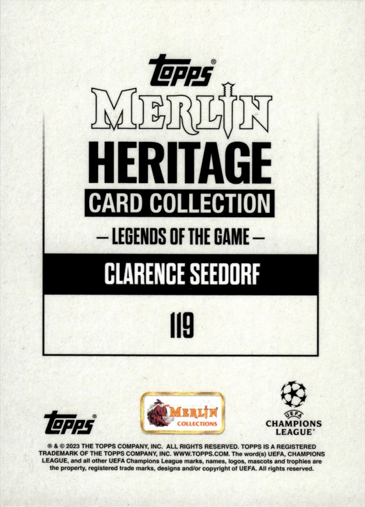 Clarence Seedorf - Legends of the game - Merlin Heritage 23/24