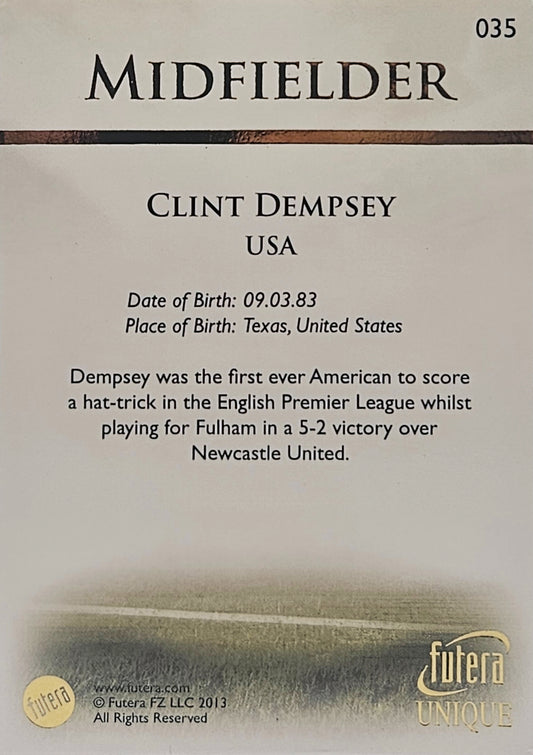 Clint Dempsey - Futera Unique 2013