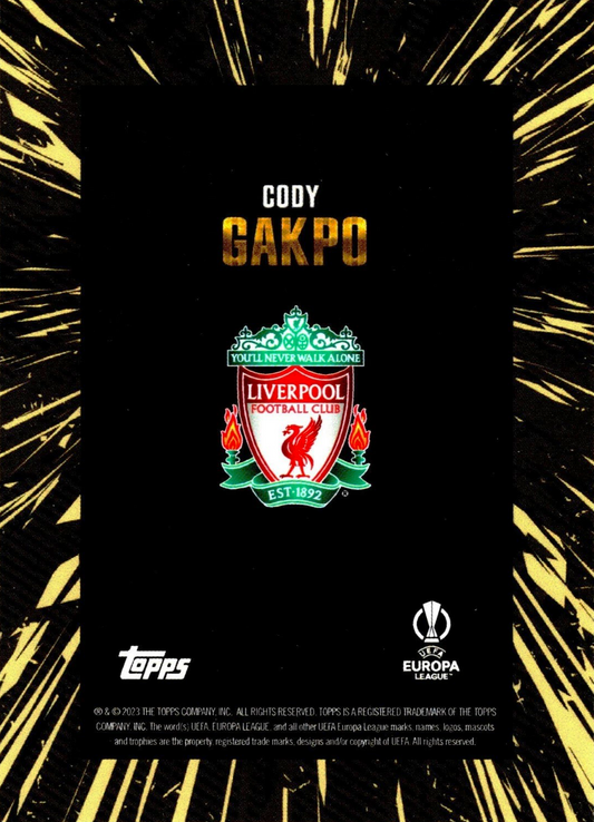 Cody Gakpo - Topps Gold UEFA Club Competitions 23/24