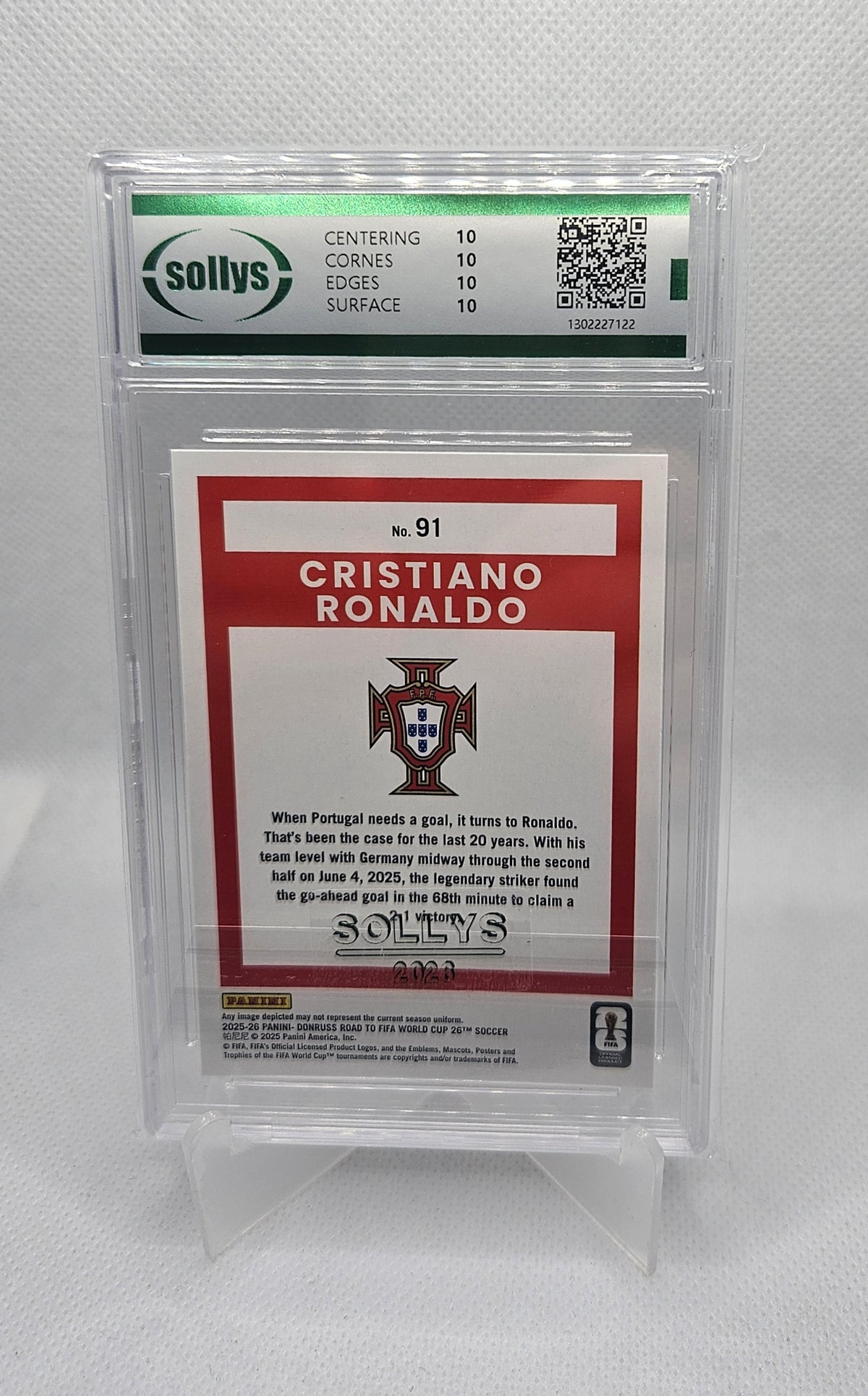 Cristiano Ronaldo - Sollys 10 - Donruss Road to FIFA World Cup 26