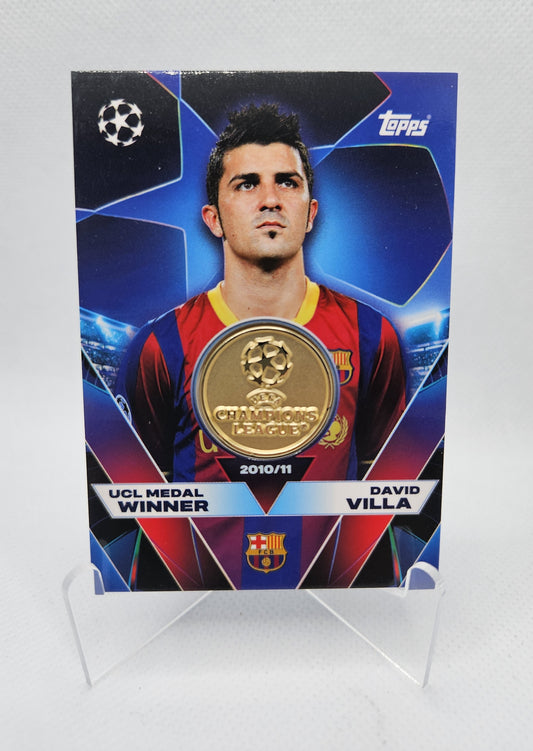 David Villa - Medal Winner - Match Attax UEFA Club Competition 25/26
