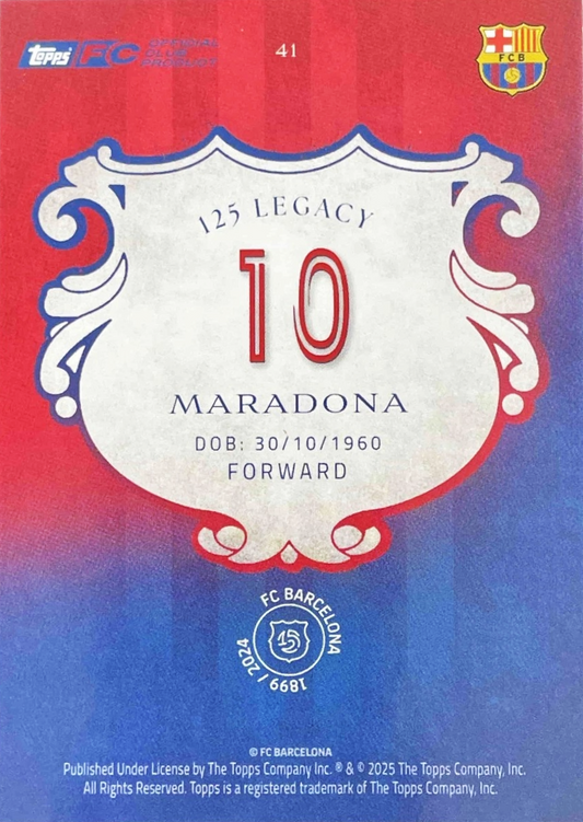 Diego Maradona - 125 aniversario Barcelona