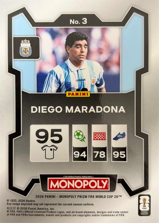 Diego Maradona - Monopoly Prizm FIFA World Cup 26