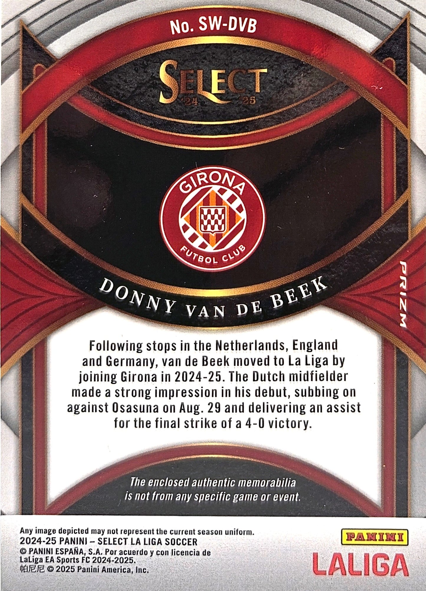 Donny van de Beek - Parche - Select LaLiga 24/25