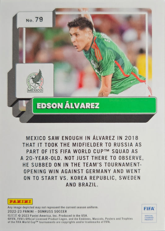 Edson Álvarez /99 - Donruss Soccer 22/23