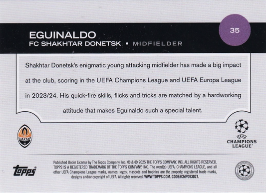 Eguinaldo - UEFA Club Competitions 24/25