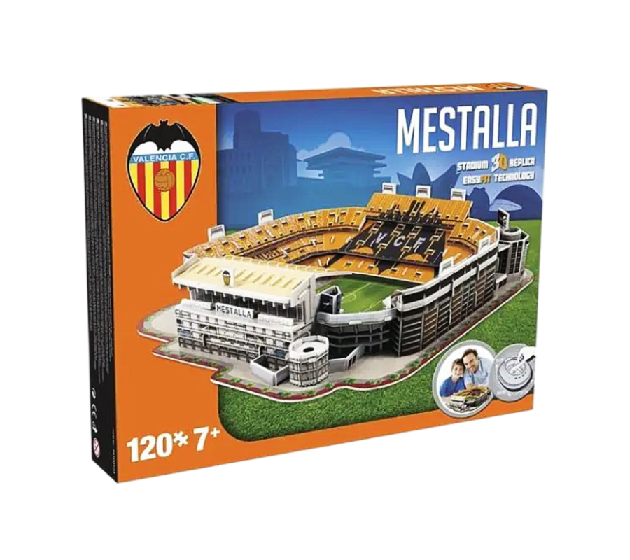 Estadio Mestalla - Puzzle 3D - Nanostad