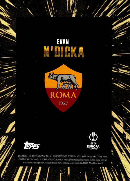 Evan N'Dicka - Topps Gold UEFA Club Competitions 23/24