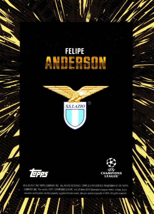 Felipe Anderson - Topps Gold UEFA Club Competitions 23/24