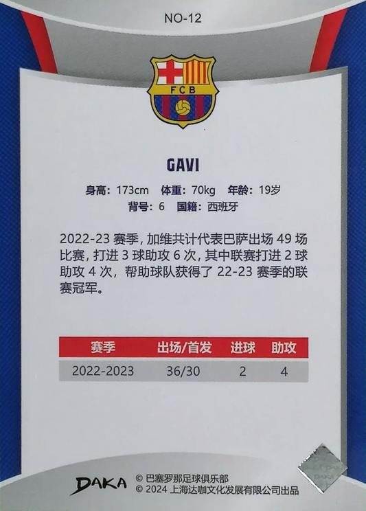 Gavi - Holocene Barcelona 23/24