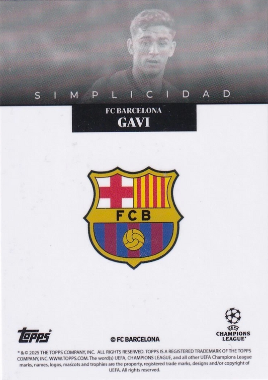 Gavi - Simplicidad UEFA Club Competitions 24/25