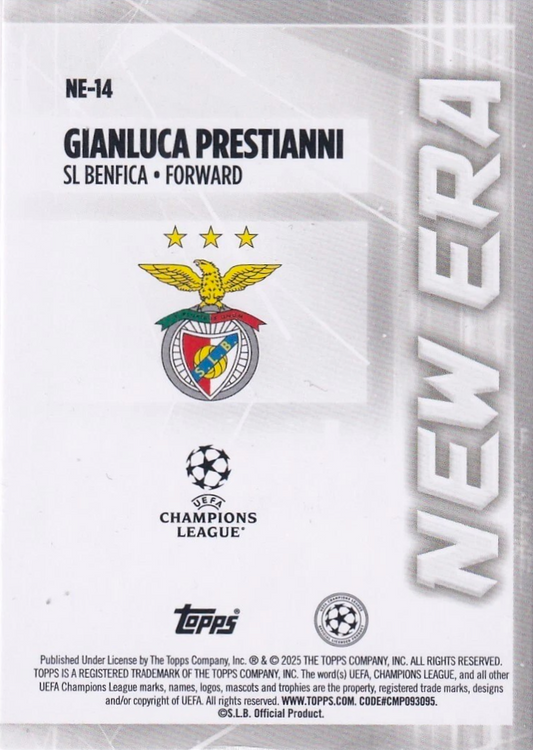Gianluca Prestianni (RC) - New Era - UEFA Club Competitions 24/25