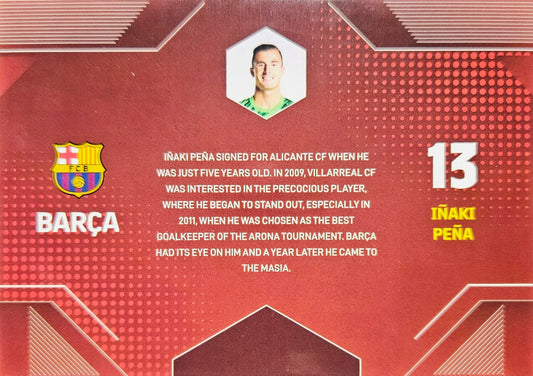Iñaki Peña - Made in La Masía - Team Set Barcelona Refractor 24/25