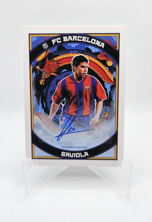 Javier Saviola - Autógrafo original Chinese Zodiac - Year of the Dragon China 23/24