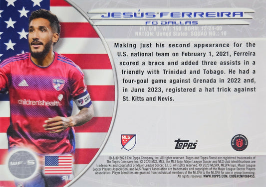 Jesús Ferreira - World's Finest - Topps Finest MLS 2023
