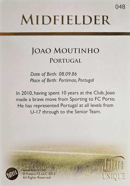 João Moutinho - Futera Unique 2013