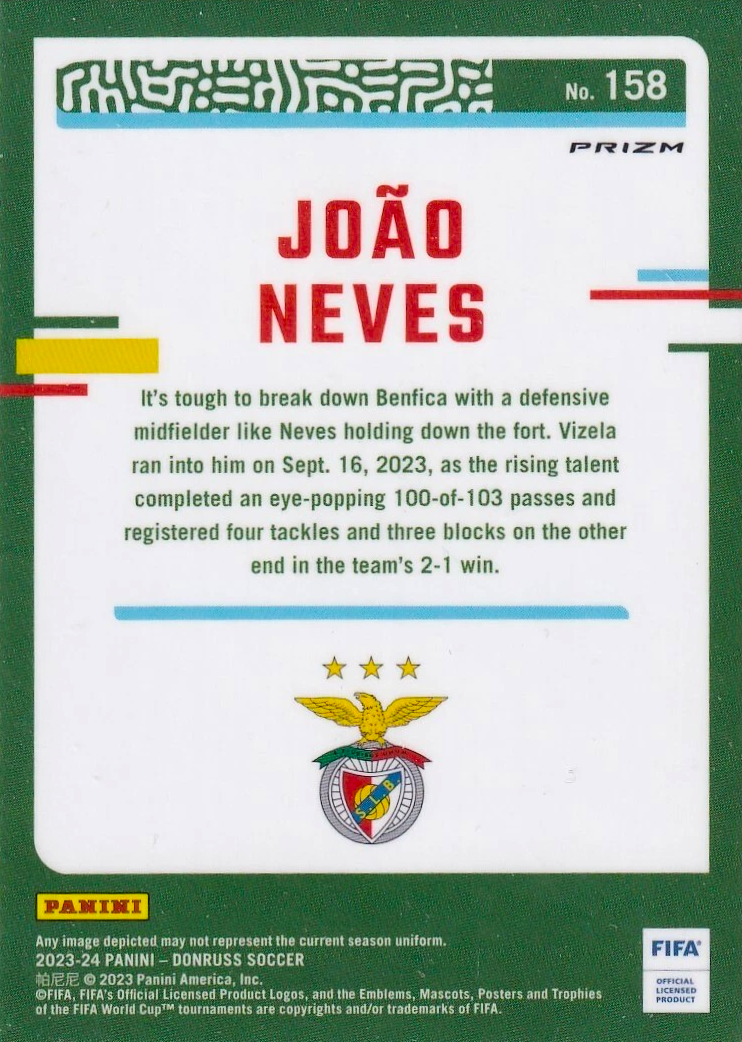 João Neves - Optic - Donruss Soccer 23/24
