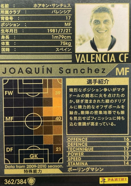 Joaquín - Intercontinental Clubs - WCCF 09/10