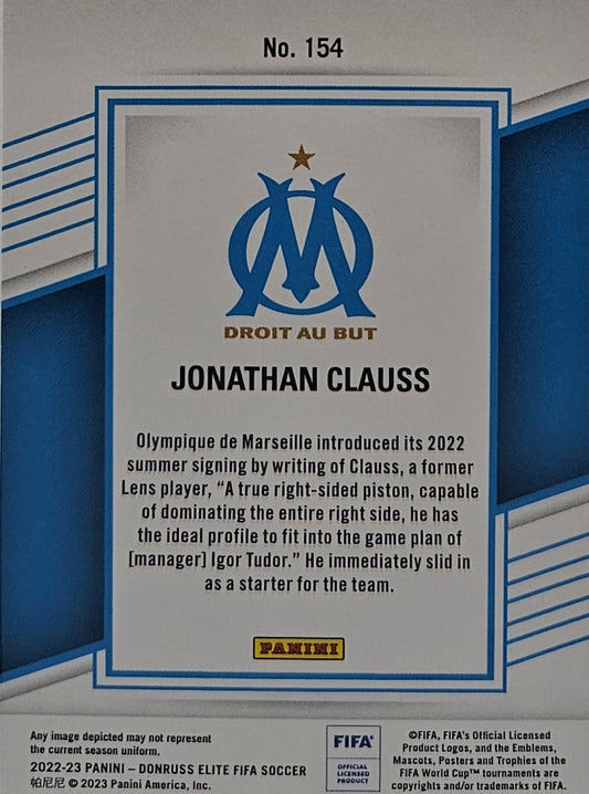 Jonathan Clauss (RC) - Donruss Elite FIFA Soccer 22/23