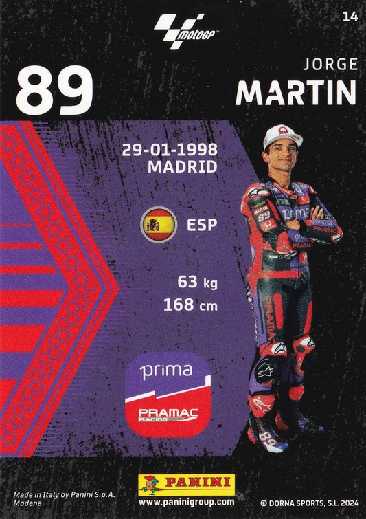 Jorge Martín - Starting Grid - MotoGP 2024 75th Anniversary