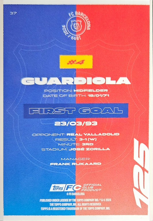 Josep Guardiola - First Goal - Team Set Barcelona 24/25
